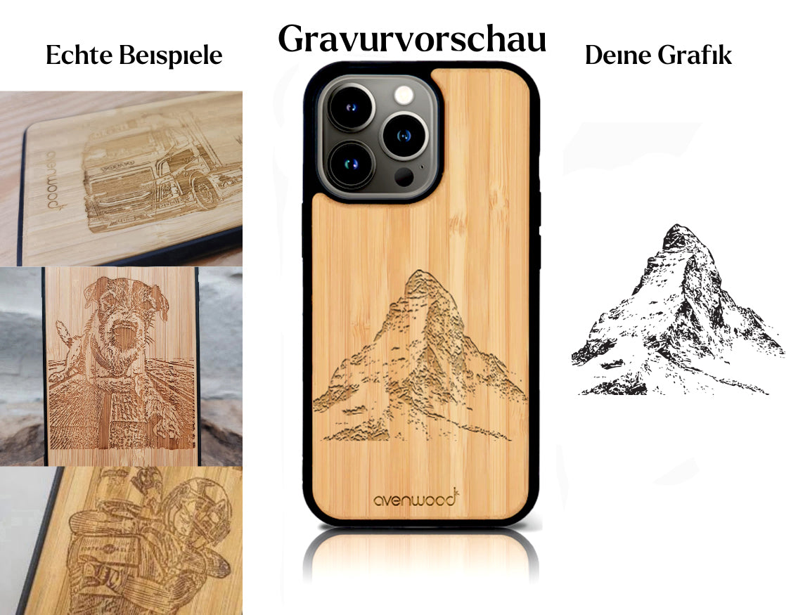INDIVIDUEL iPhone 15 Pro bambou plastique